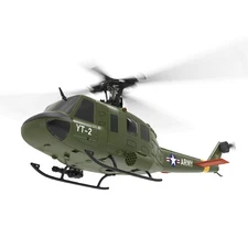 YUXIANG F07 UH-1 2.4G 6CH 6-Axis RC PNP Helicopter without Battery Transmitter