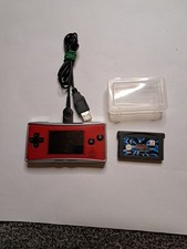 Nintendo Gameboy Micro - red/silver - OXY-001 - yugioh game and charger included