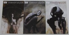 Transfusion #1-3 VF/NM complete series - vampires vs robots - Steve Niles Menton
