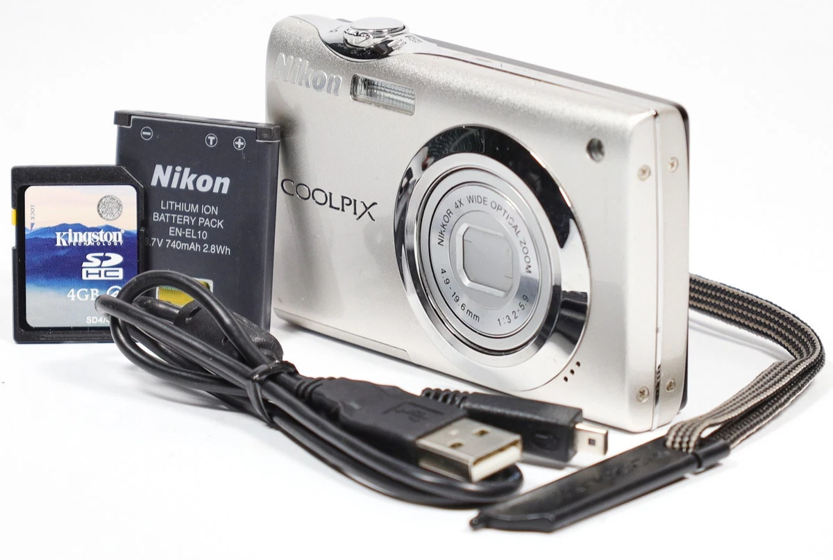 EN-EL10 Rechargeable Li-Ion Battery ENEL10 for Nikon Coolpix S200 S205 S210 S220 S230 S3000