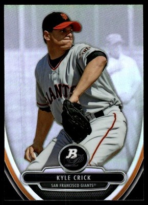 Kyle Crick 2013 Bowman Platinum #BPP44 Giants MLB READ FREE SHIP AutographDen
