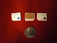 Lot of 3 MetroPCS GSM Blue&White Micro Size Sim Cards NOT FOR ACTIVATION! *READ!