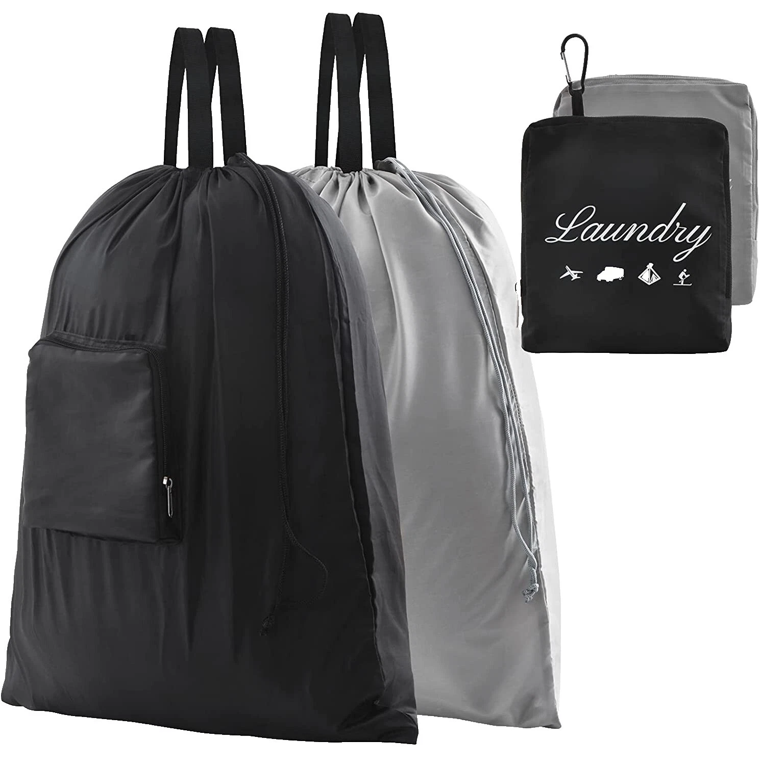 Black Laundry Bags