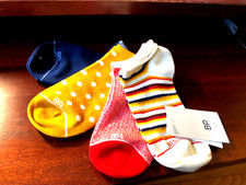 Assorted 4-Pack Organic Cotton Blend Ankle Socks BP.
