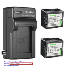 Kastar Battery Wall Charger for Panasonic CGR-DU14 CGA-DU14 & SDR-H200 SDR-H250