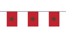 Fahnenkette Marokko 6 m Fahne Flagge Flaggenkette