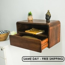 Modern Floating Wall  Drawer, Wooden Storage, Shelf , 18"x10"x9"