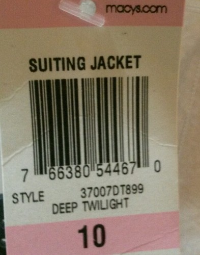 INC International Concepts Single-Button Blazer Suiting Jacket Size 10 - Picture 5 of 5