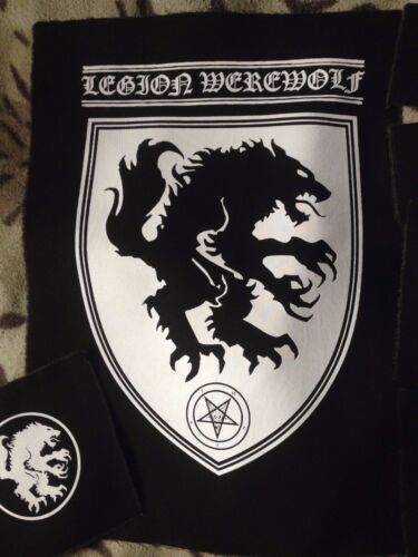 Satanic Warmaster True Werewolf schwarz Metall Legion Leinwand Patch Stärke Ehre - Bild 25 von 36