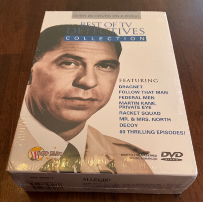 BEST OF TV DETECTIVES COLLECTION 6 Discs FEDERAL MEN/RACKET SQUAD/DECOY DVD NEW