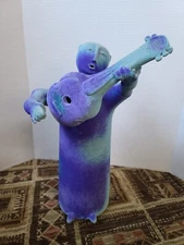 VTG 1996 Paul Laird Nelson Ceramic Guitar Player Sculpture New Zealand 16" Tall