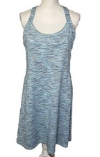 MPG Women  s Golf Tennis Dress Support Bra Light Blue Sleeveless Size Xl