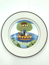 Villeroy Boch Design Naif Salad Plate Noah's Ark 8" LaPlau 
