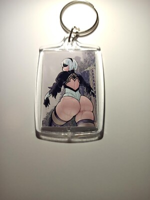 Nier Automata 2B Keychain 