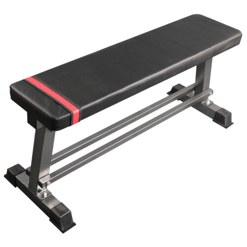 Flachgewicht Bankpresse mit integriertem Hantelgestell Heim Fitnessstudio Krafttraining - Bild 6 von 11