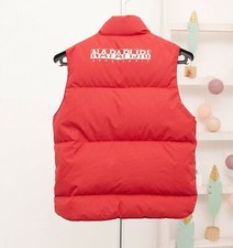 NAPAPIJRI Daunenweste, roter Puffer-Bodywarmer, 6 Jahre, 116–120
