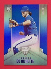 2020 Panini Titanium Bo Bichette 96/99 Blue #11 Toronto Blue Jays