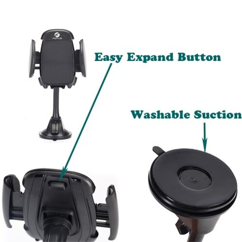 For Samsung Galaxy A25 5G/A23 5G - Dash Car Mount Windshield Holder Cradle - Picture 6 of 11