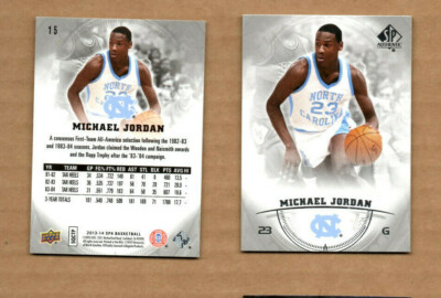 2013-14 SP Authentic #15 Michael Jordan NORTH CAROLINA | eBay