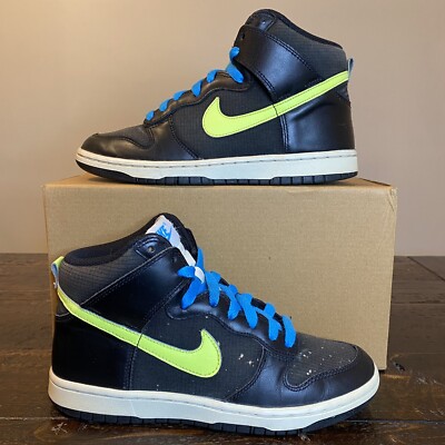 Nike Dunk High Skinny  Black Volt  Wmns Size 6 Retro Blazer Low Sb Air Max Force