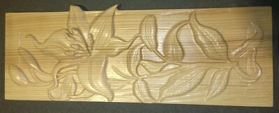 #ad Flower Lilly 3D model STL File for CNC Router 3D Printer Home decoration $1.99