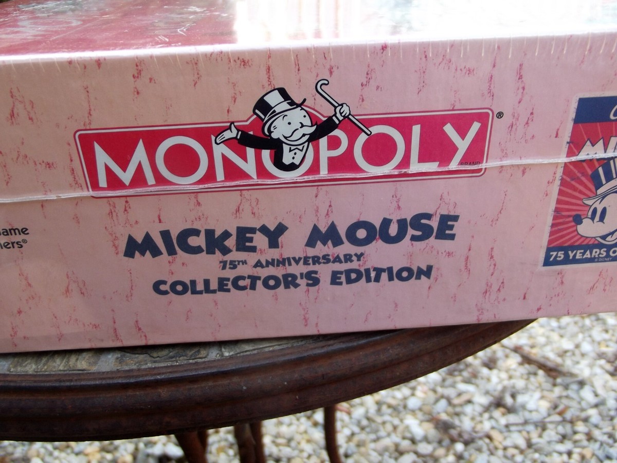 Disney MONOPOLY ディズニー75周年記念版 Monopoly Mickey Mouse 75th Anniversary Collectors Edition | eBay