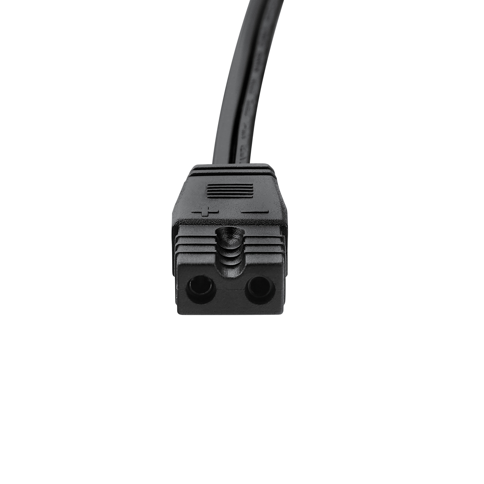 Black 12V Lead Cable Plug Wire 2Pin Charger For Car Cooler Cool Box Mini Fridge