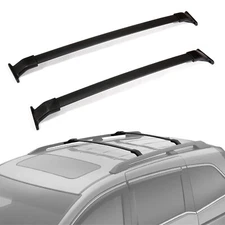Roof Rack Set Cross Bar For 2011-2017 Hoda Odyssey Luggage Cargo Carrier Black