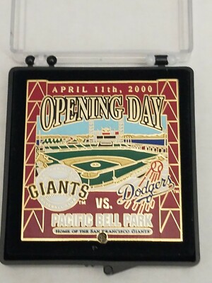 San Francisco Giants Pacific Bell Park Home Opening Day 2000