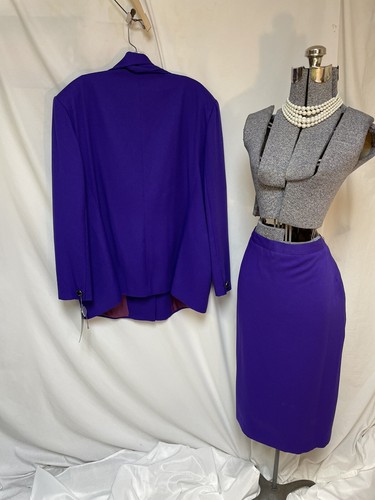 NEW John Meyer Skirt Suit Plus Size 24W Two Piece Set Elastic Waist 40X28 Pocket - Picture 7 of 24