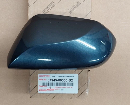 OEM TOYOTA AVALON AND AVALON HV MIRROR COVER DRIVER SIDE SLATE GRAY FITS 2019-24