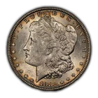 1882-CC $1 Morgan Dollar - Rainbow Rim Toning - BU Key Date Carson City - B3837