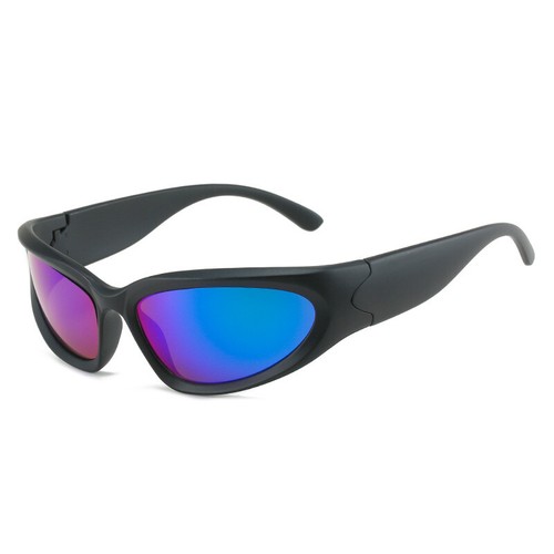 Fashion Wrap Around Sunglasses for Men Women Cool Glasses Wrap Sports Sun Shades - Picture 21 of 31
