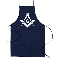All Seeing Eye Square & Compass Masonic Cooking Kitchen Apron