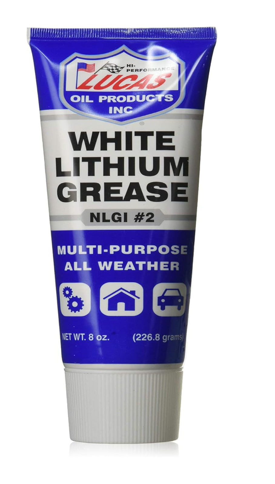 10533 White Lithium Grease - 8 Oz. Squeeze Tube 8 Ounce, Oth