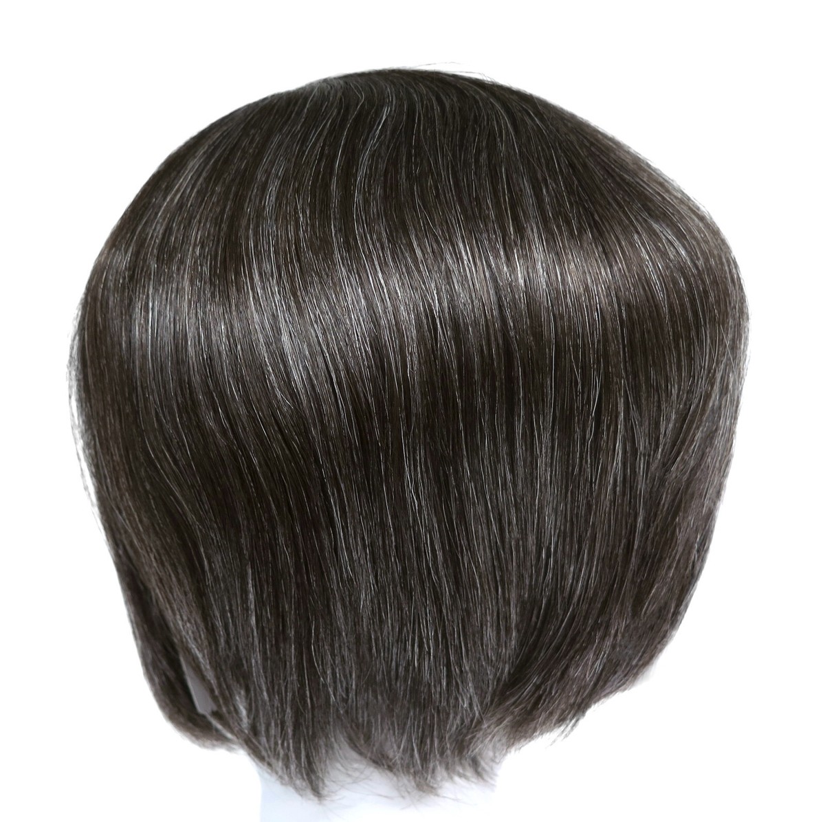 European Virgin Hair System Toupee Injection Skin Hairpieces Real