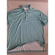 Peter Millar Summer Comfort Men's 2XL Active Polo Short Sleeve Birds Eye Pattern