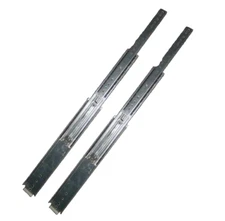 1 Pair Extension Three-section Drawer Guide Rail Heavy Duty 2 Drawer 76mm Width