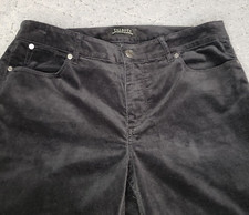Talbots Pants Womens Size 6 Black Velvet Flawless Five Pocket Straight Stretch