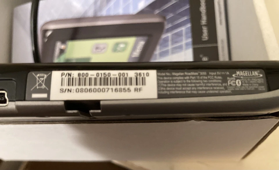 Magellan RoadMate 3055 Automotive Car GPS - Factory Refurb With Book And Cord - Image 4 of 4