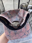 CASQUETTE DE CAMP / CARTES FLORALES EN SERGÉ CHINO LAVÉ SUPRÊME FW21