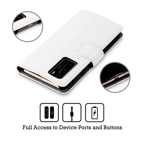 OFFICIAL ANIMAL CLUB INTERNATIONAL FACES LEATHER BOOK CASE FOR HUAWEI PHONES 2 - Picture 3 of 7