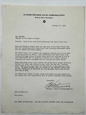 OCT 27 1948 KAISER-FRAZER SALES BULLETIN Part...