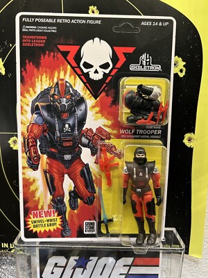 Roboskull MK II Red Shadows Carded MOC Wolf Trooper Skeletron