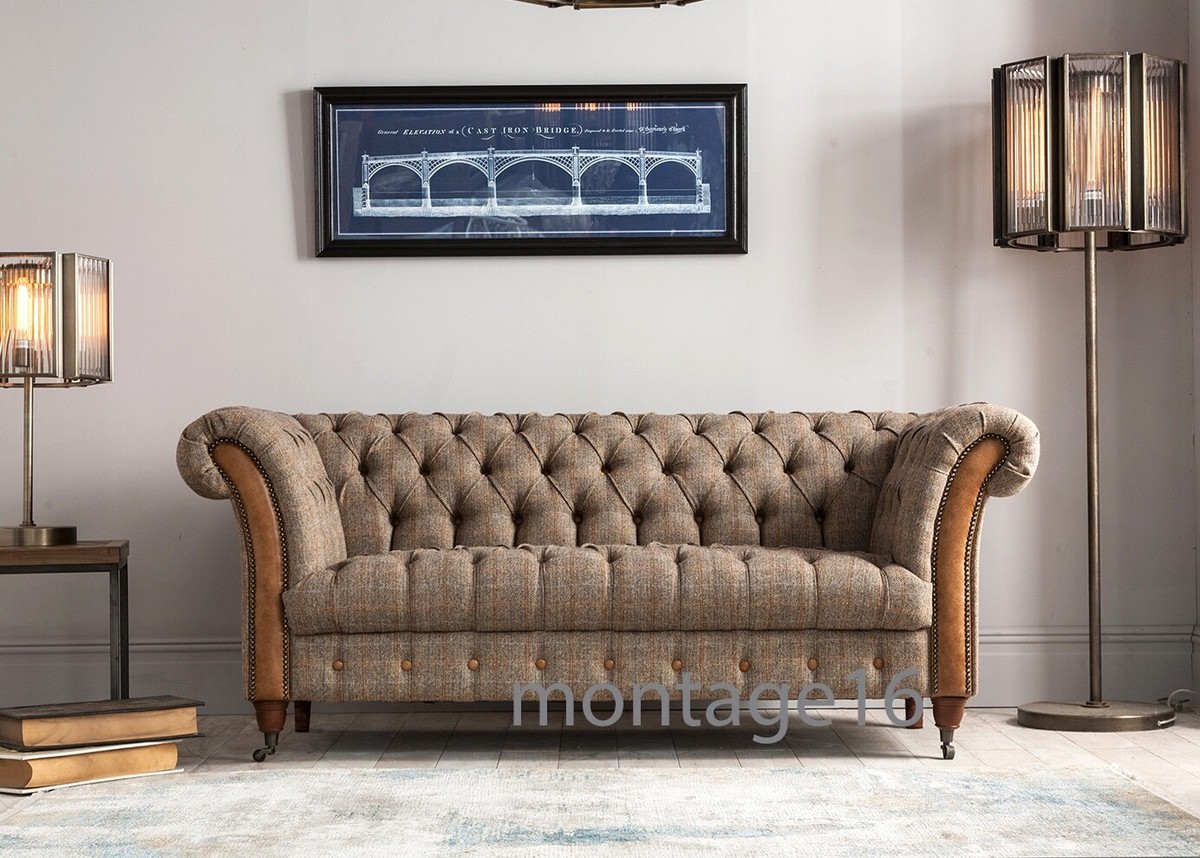 ソファ スコットランド アンティーク 輸入家具 Harris Tweed 貴重