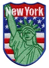 New York City Patch Iron-on Badge Travel America Souvenir Statue Liberty Emblem