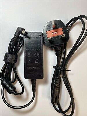 UK Replacement AC Adaptor for 19V 1.6A 35W LG-28MT49DF 27.5 inch LED TV HD Ready