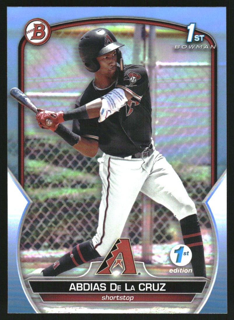 2023 Bowman 1st Edition Sky Blue #BPPF34 Abdias De La Cruz