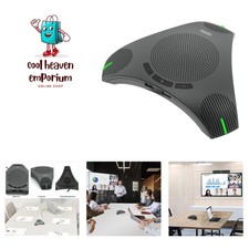 USB Speakerphone with Dual Hub - Conference Room Omnidirectional Microphone a...