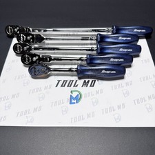 Snap-on Tools Usa New Rare Power Blue 5pc 14 Drive Assorted Ratchet Set Thld72